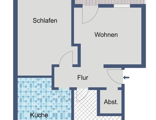 Wohnung im ausgebautem Dachgeschoss ohne Aufzug! - Photo 1