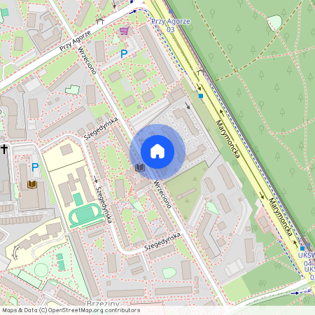 ul. Wrzeciono, Wrzeciono, Bielany, Warszawa, mazowieckie