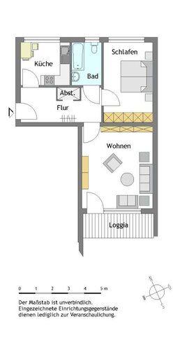 2-Zimmer-Wohnung in Mülheim-Saarn mit Wohnberechtigungsschein - Foto 1