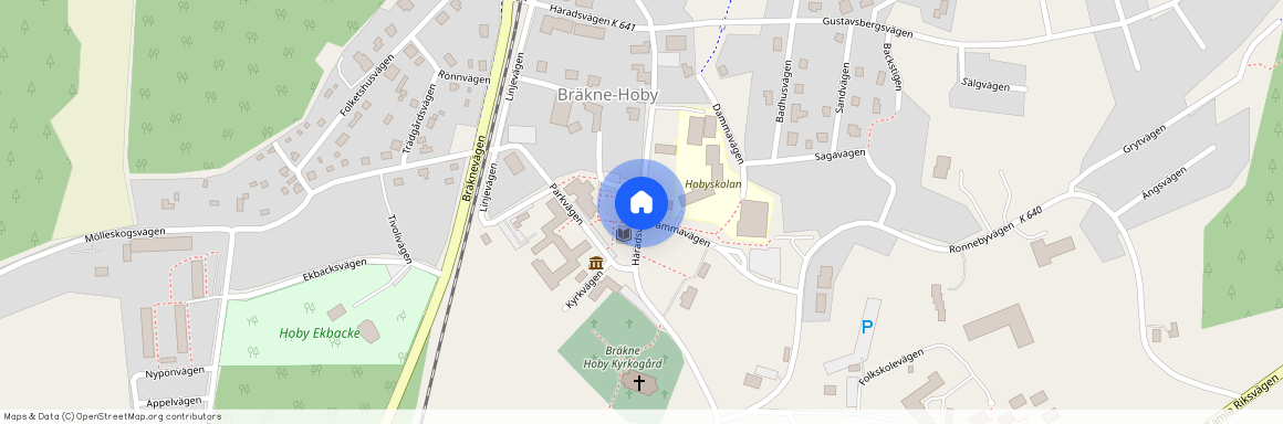 Häradsvägen, Bräkne-Hoby