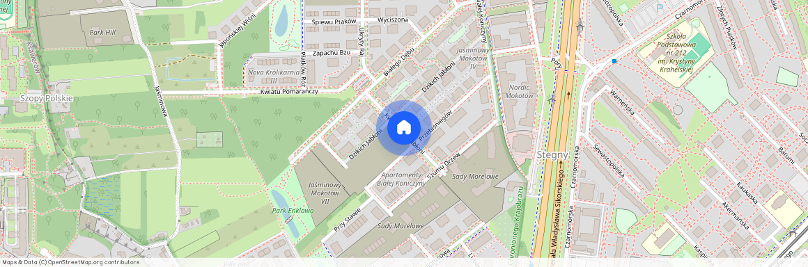 Kwitnących Jabłoni, Stegny, Mokotów, Warszawa, mazowieckie