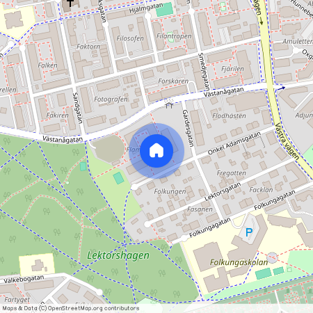 Flamman, Västanågatan 20.302