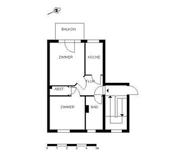 Gemütliche 2-Zimmer-Wohnung mit Balkon - WOHNBERECHTIGUNGSSCHEIN erforderlich - Photo 1