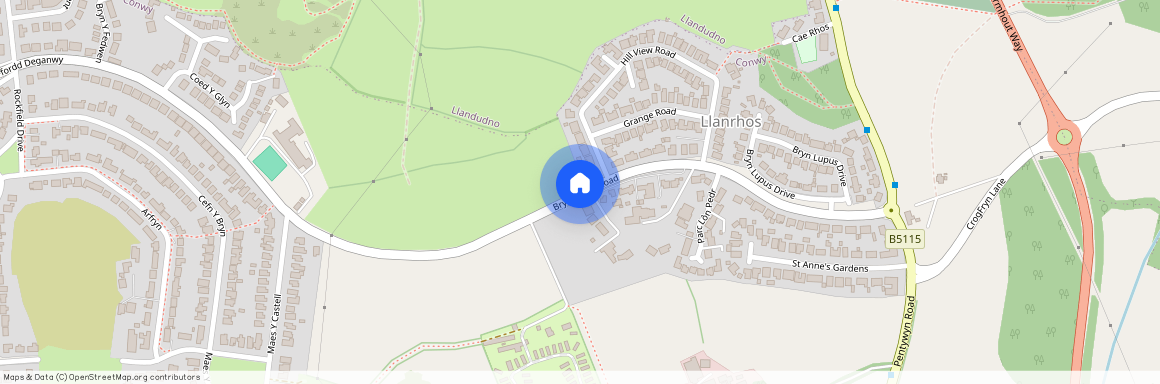 Bryn Lupus Road, Llandudno, LL30