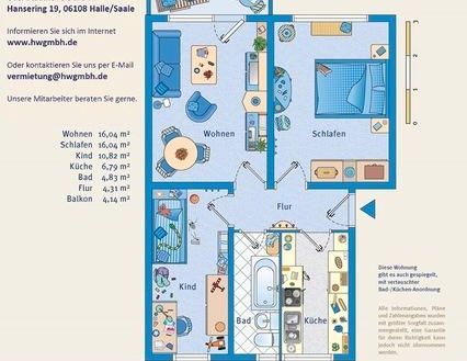 Wohnen in der beliebten Südstadt - Küche u. Bad mit Fenster - Foto 1