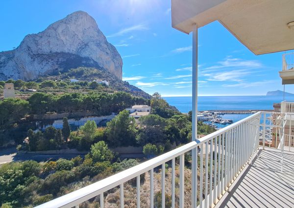 APARTMENT FOR RENT IN CALPE WITH AMAZING 360 DEGREE VIEWS