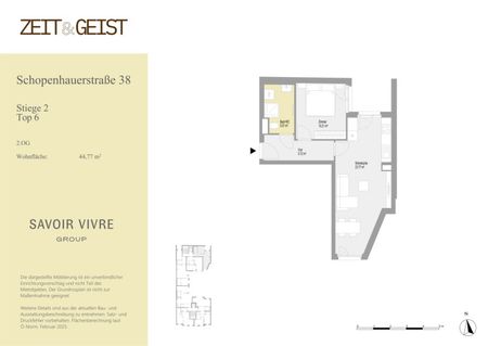 2 Zimmer Neubauwohnung in Bestlage - BEZIEHBAR AB NOV - Foto 5