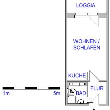 1-Raum-Wohnung mit Balkon direkt am Rosenhof - Foto 1