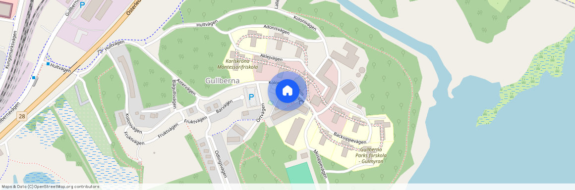 Gullberna, Karlskrona, Blekinge, Kolonivägen 58 B
