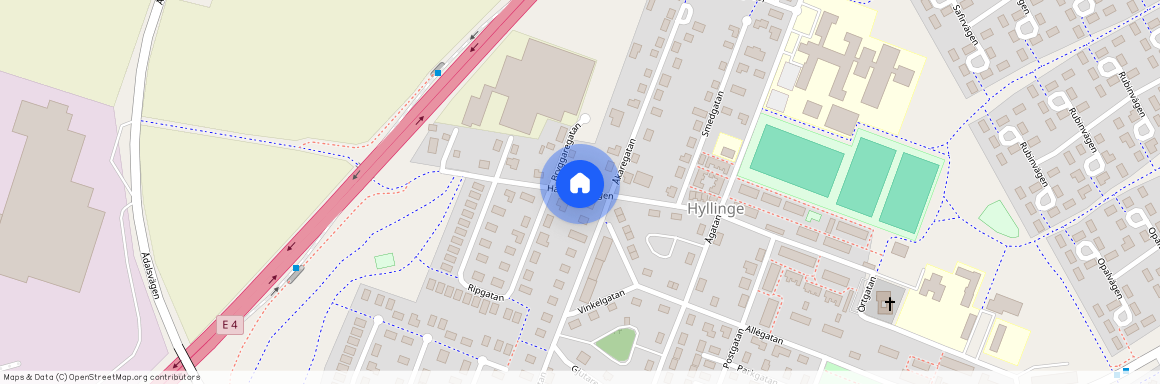 Hasslarpsvägen, Hyllinge