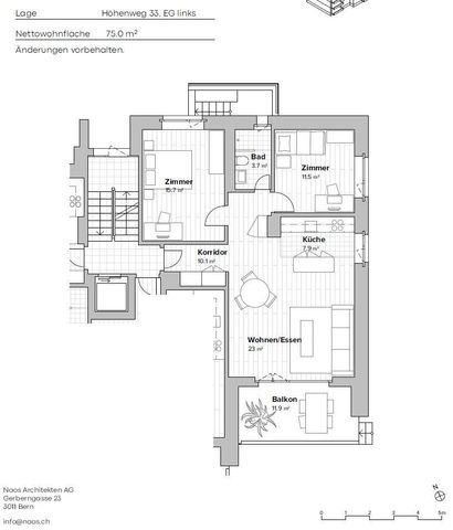 Great 3.5-room apartment on the mezzanine floor - Photo 3