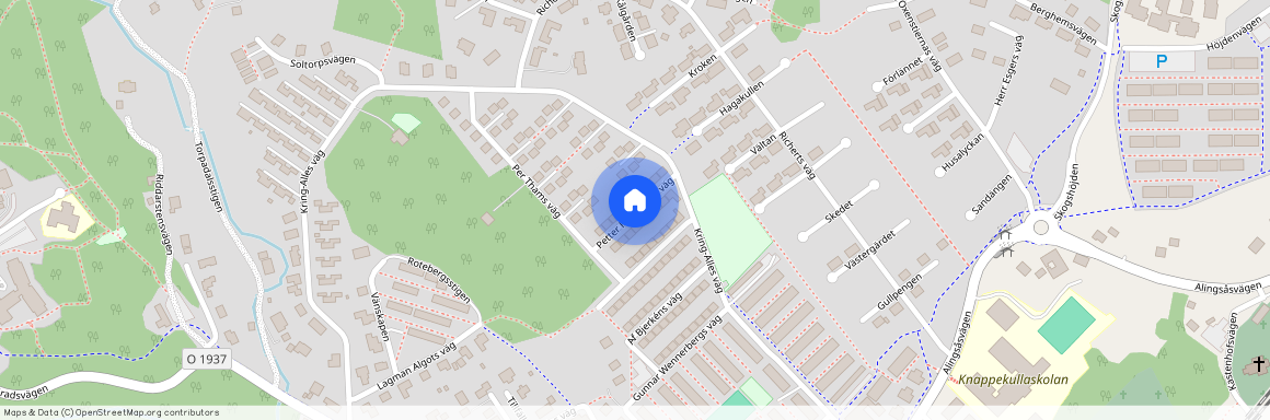 Petter Hernquists väg, Lerum