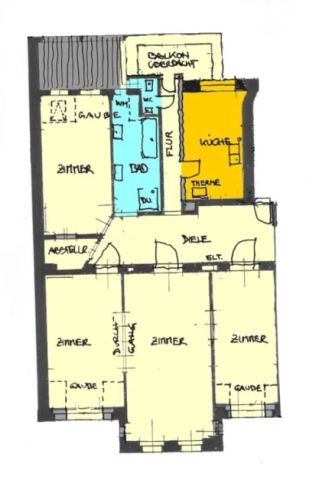 Sanierte Wohnung in der begehrten Südvorstadt - Parkettfußboden wird neu verlegt ! - Foto 2