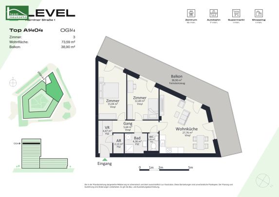 LEVEL GRAZ – Lebensgefühl auf höchstem Niveau - Photo 1