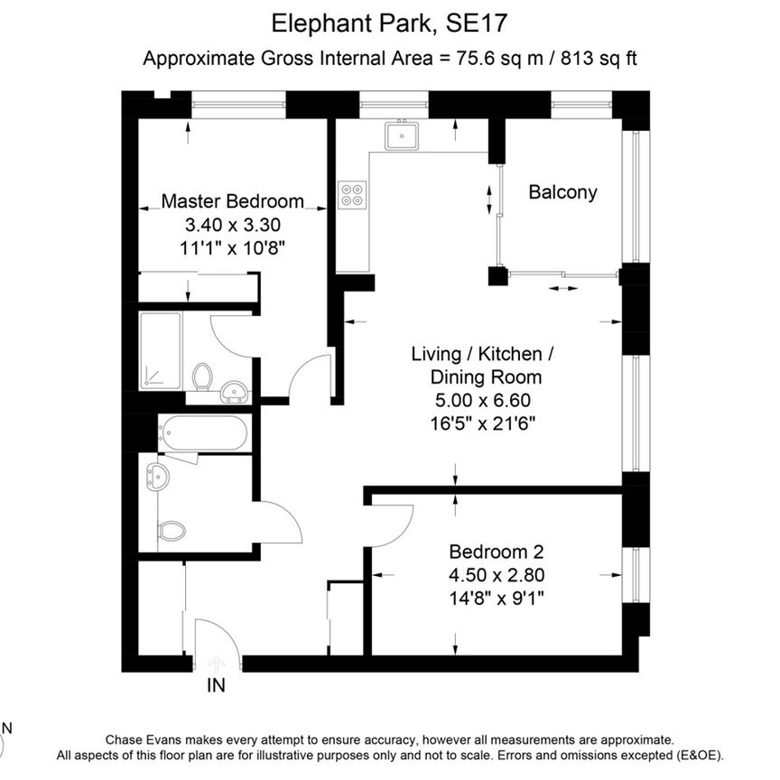 2 Bed Flat, Walton Heights, SE17 - Photo 1