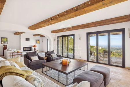 Proche Saint-Paul-de-Vence – Villa d’exception à Vence avec vue panoramique mer et collines – 5 chambres - Photo 2