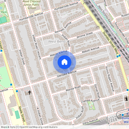 624 Indian Road #Lower, Toronto, High Park North