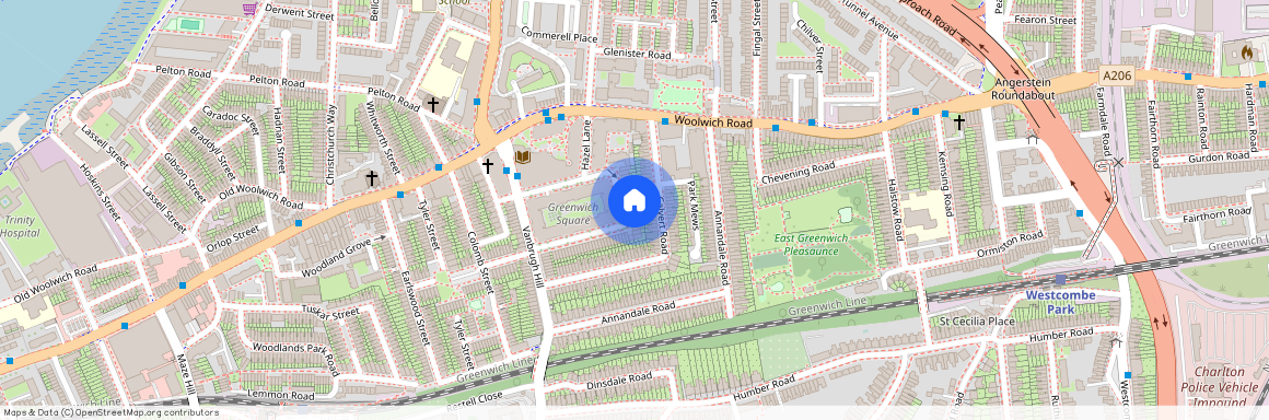 Hawthorne Crescent, Greenwich, London