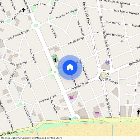 Rua Leblon, Guilhermina, Praia Grande