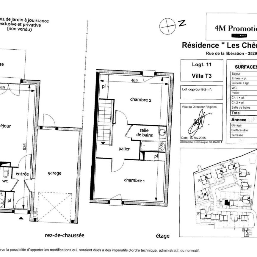 Maison à louer 3 pièces 71.54m² - Photo 2
