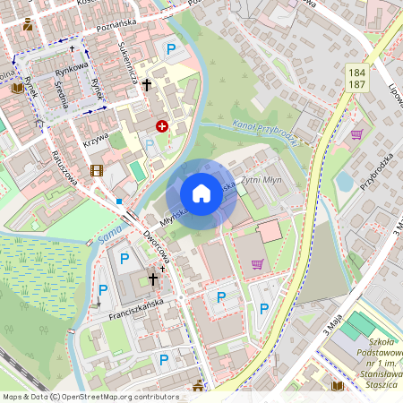 ul. Młyńska, Szamotuły, Szamotuły, szamotulski, wielkopolskie