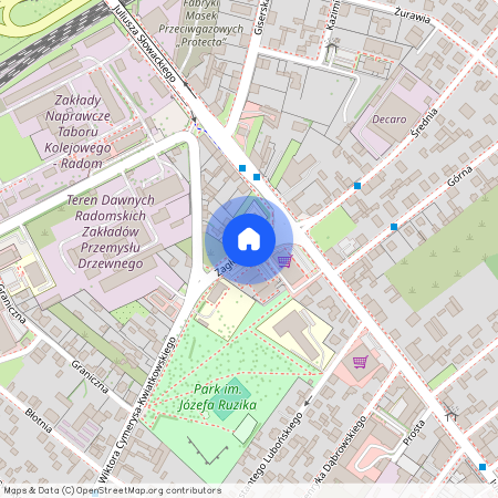 ul. Zagłoby, Glinice, Radom, mazowieckie