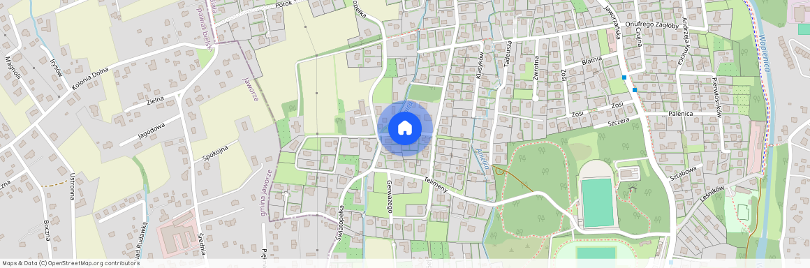 ul. Wojskiego, Wapienica, Bielsko-Biała, śląskie