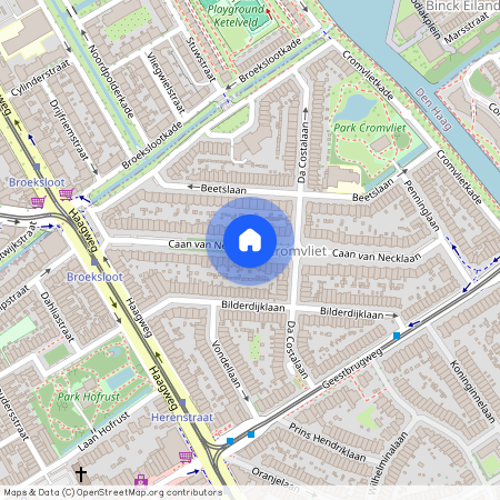 Cromvliet, 2281 BS, Caan van Necklaan, Rijswijk