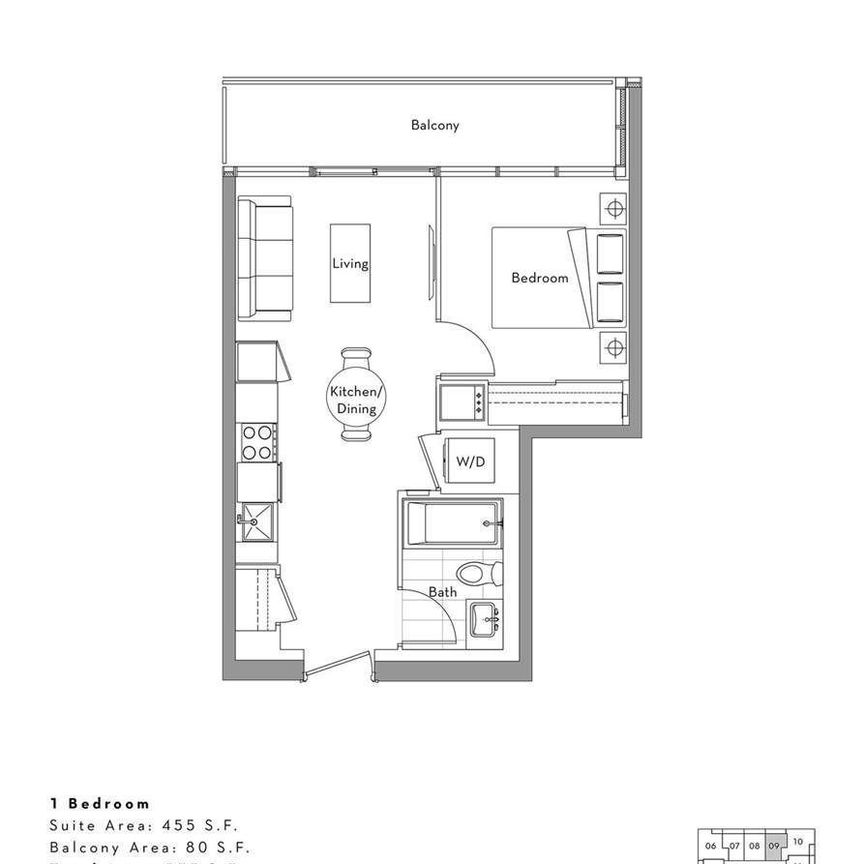 For Lease - 17 Bathurst Street Unit# 809, Toronto, Ontario - Photo 1