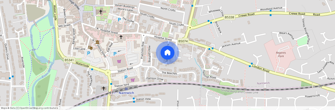 Spring Gardens, Nantwich, Cheshire, CW5