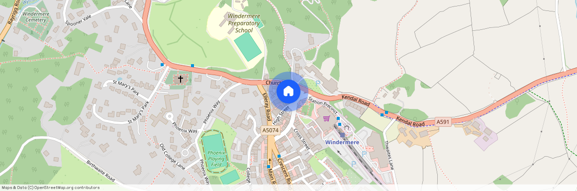 Flat 2, 23 Church Street, Windermere, Cumbria, LA23 1AQ