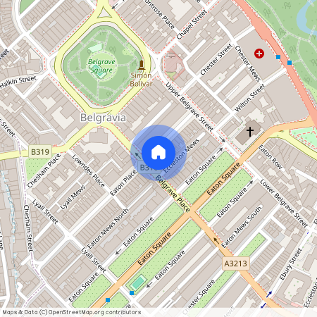 Eaton Place, Belgravia, SW1X