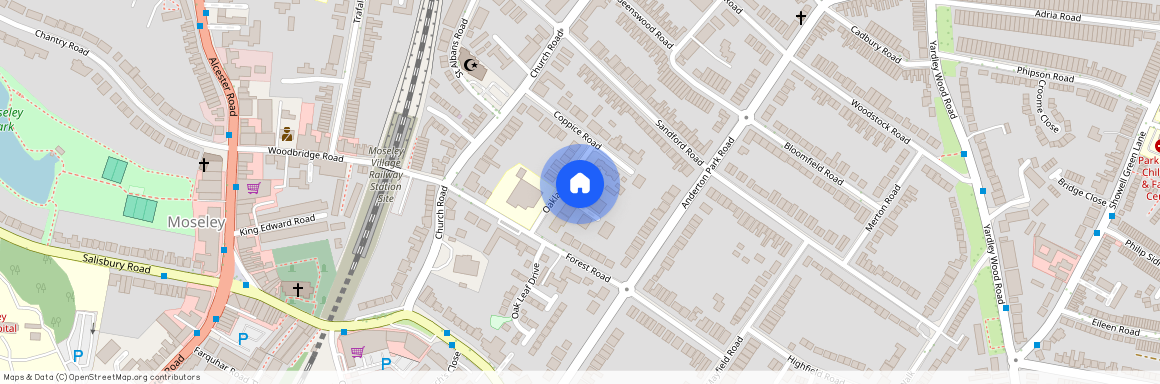 Oakland Road, Moseley B13