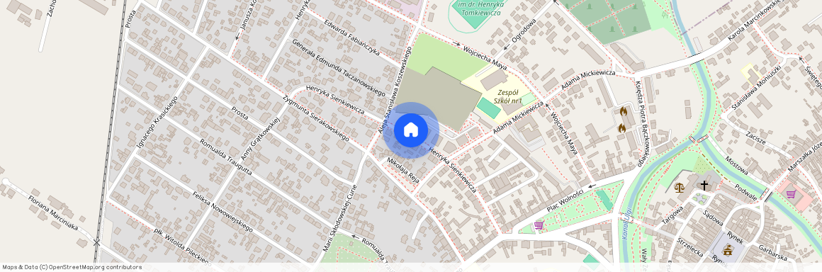 ul. Henryka Sienkiewicza, Kościan, kościański, wielkopolskie