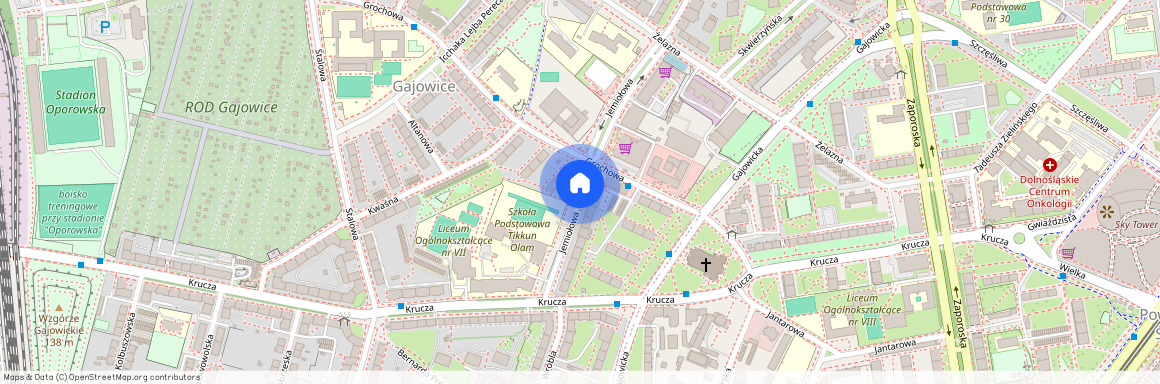 ul. Jemiołowa, Gajowice, Fabryczna, Wrocław, dolnośląskie