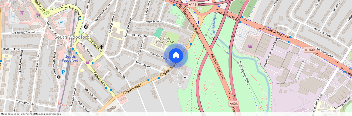 Chigwell Road, South woodford, E18, London