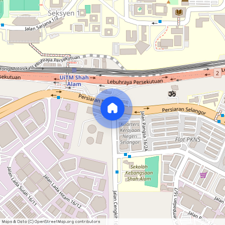 unnamed road, Section 16, 41300 Shah Alam, Selangor, Malaysia