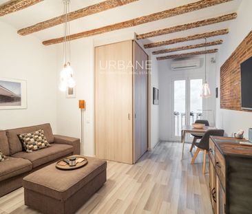 Encantador apartamento amueblado de 1 dormitorio en El Raval, Barce... - Photo 2