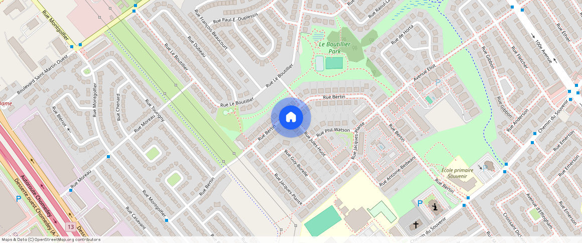 ** Rue Jules-Huot, Chomedey, Chomedey, Laval, H7W 5N3