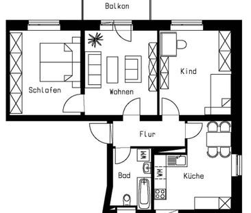 Wunderschöne Altbauwohnung mit Balkon in ruhiger Wohnlage - Photo 5