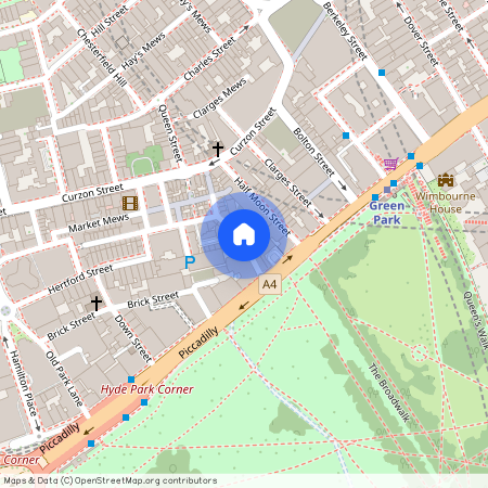 Mayfair–Park Lane, White Horse Street, W1J, London