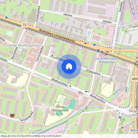 Uniejowska 4A, Żabieniec, Bałuty, Łódź, łódzkie