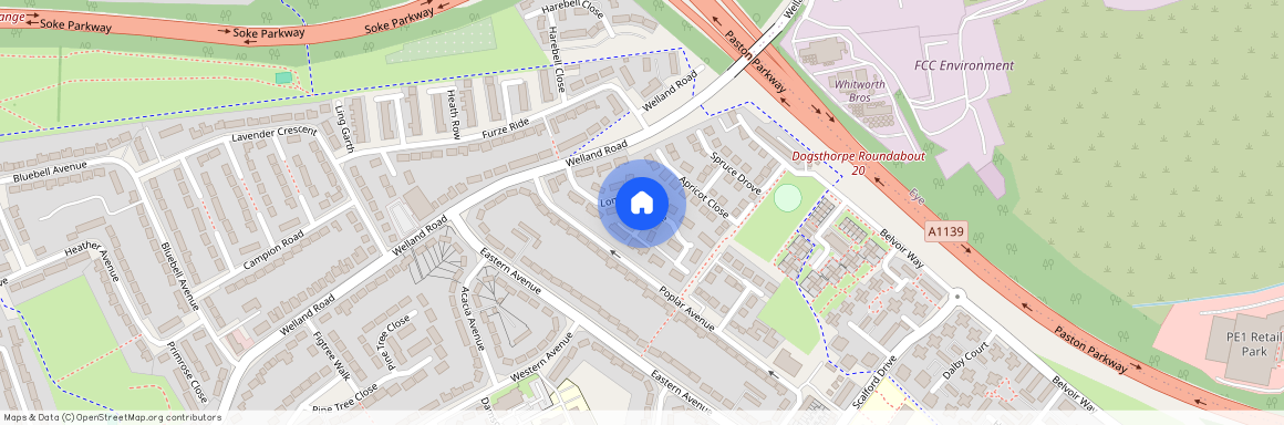 Lombardy Drive, Dogsthorpe PE1