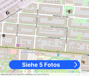 *** DG in Leipzig-Neustadt – 2 Zimmer / Tageslichtbad mit Wanne + W... - Foto 1