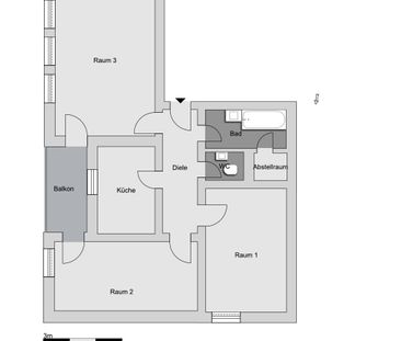 mod. 3-Zimmer-Whg. in Erlangen Bruck, Balkon - Photo 3