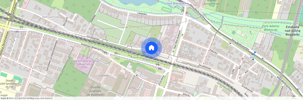 ul. Grudzieniec, Sołacz, Jeżyce, Poznań, wielkopolskie