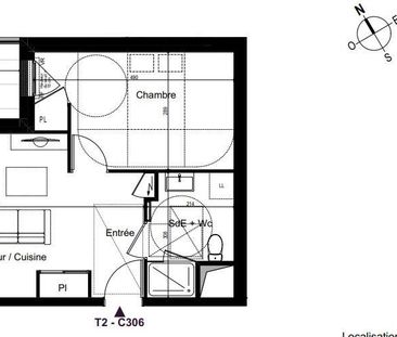 Location Appartement 2 pièces 46m² MONDEVILLE 14120 - Photo 3