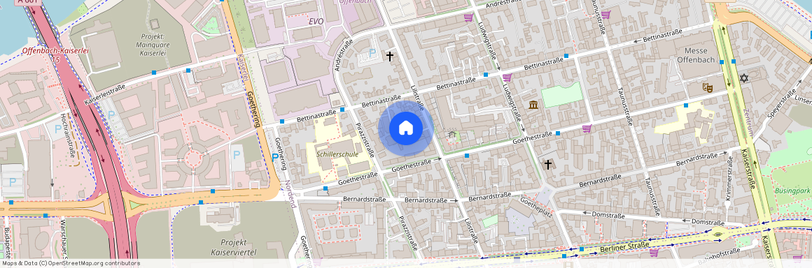 Bernardstr. 105, 63067 Offenbach am Main OT Nordend
