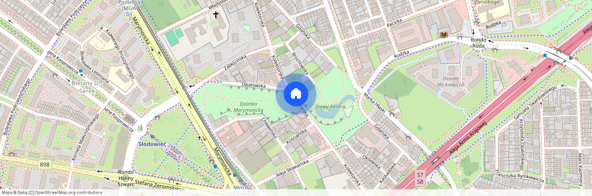 mazowieckie, Warszawa, Bielany, Las, Bielański, Kolektorska