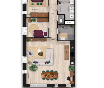 Te huur: Appartement Vuurliniehof in De Kwakel - Photo 1